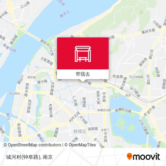 城河村(钟阜路)地图