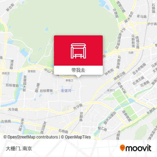 大栅门地图