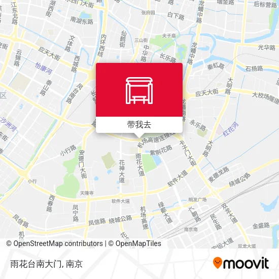 雨花台南大门地图