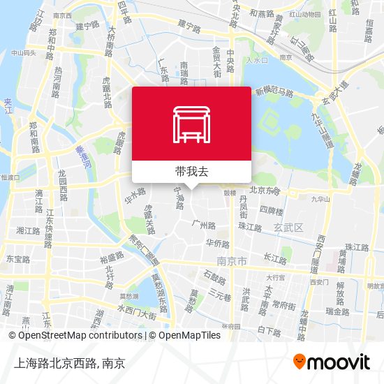 上海路北京西路地图