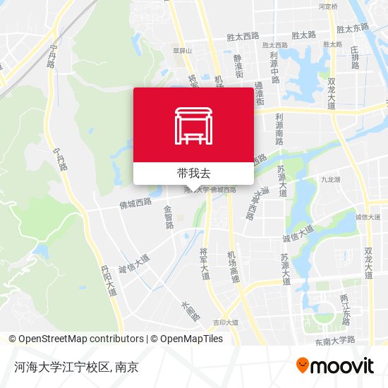 河海大学江宁校区地图