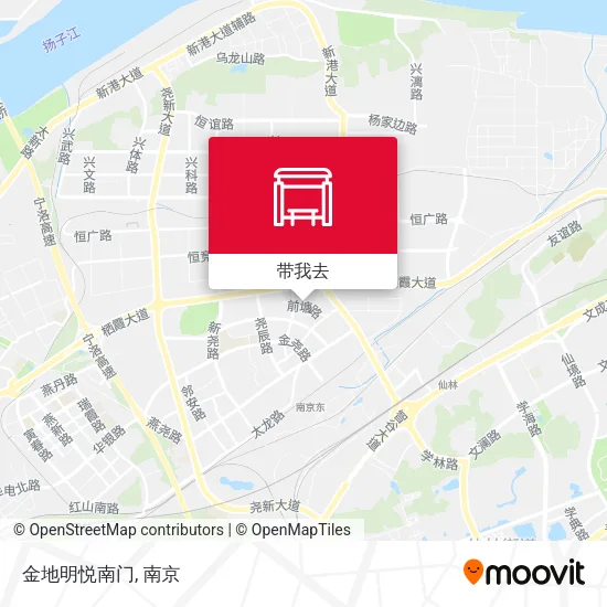 金地明悦南门地图