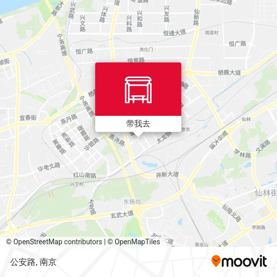 公安路地图