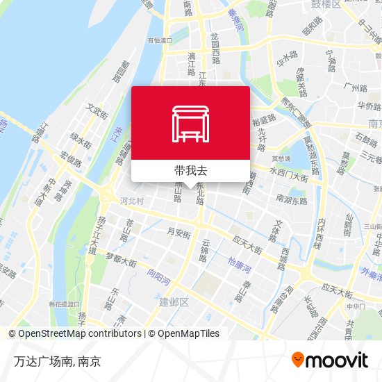 万达广场南地图