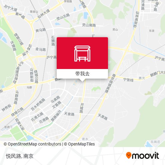 悦民路地图