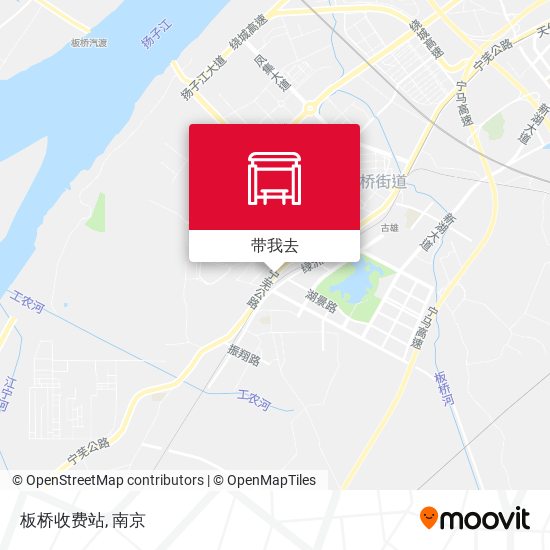 板桥收费站地图