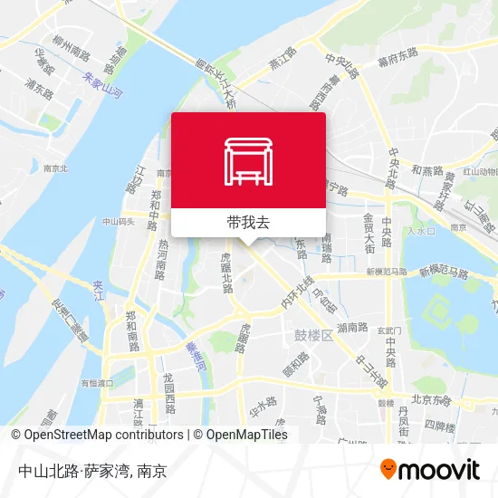 中山北路·萨家湾地图