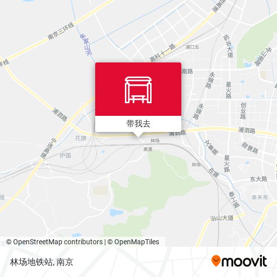 林场地铁站地图