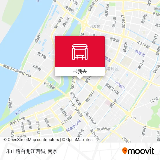 乐山路白龙江西街地图