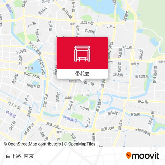 白下路地图