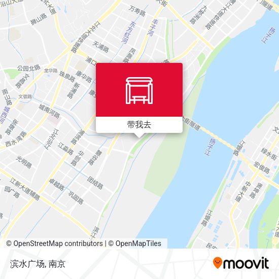 滨水广场地图