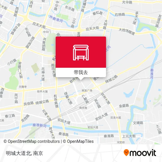 明城大道北地图
