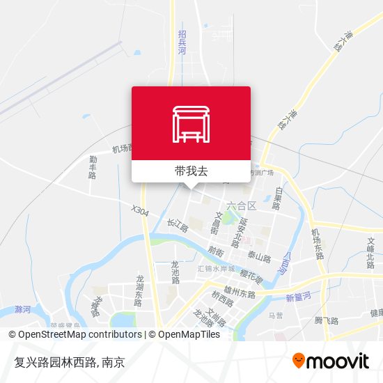 复兴路园林西路地图