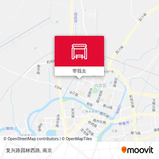 复兴路园林西路地图