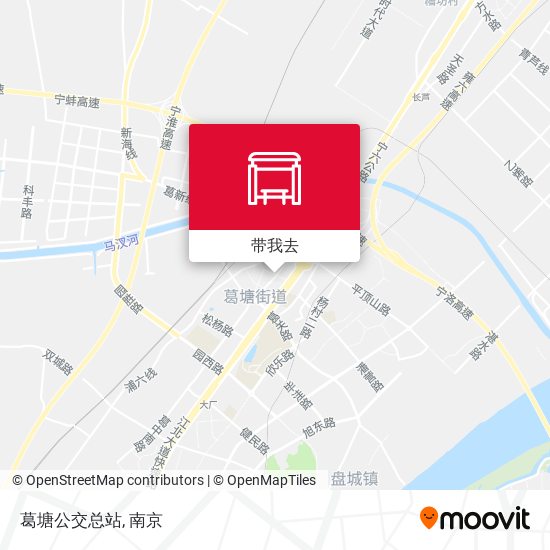 葛塘公交总站地图