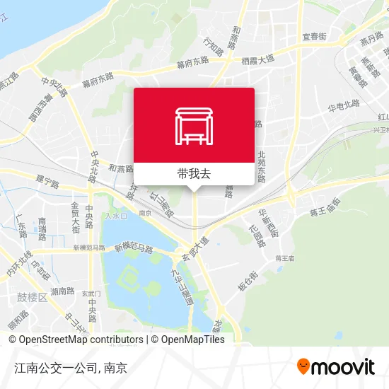 江南公交一公司地图