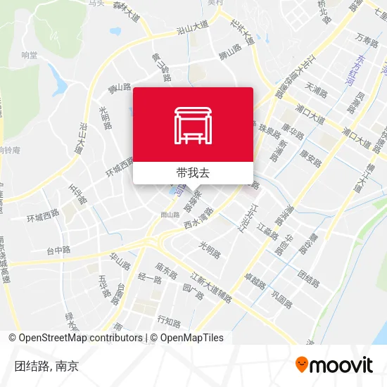 团结路地图