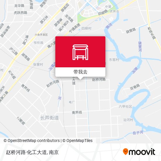 赵桥河路·化工大道地图