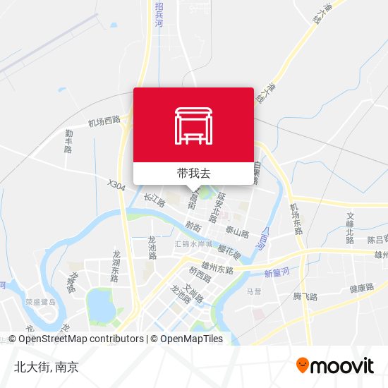 北大街地图