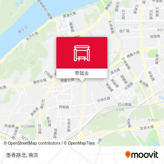 墨香路北地图