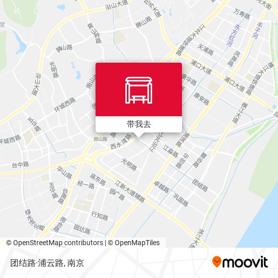 团结路·浦云路地图