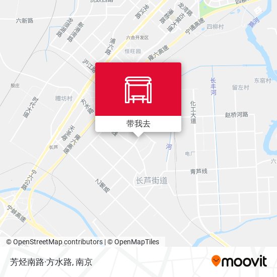 芳烃南路·方水路地图