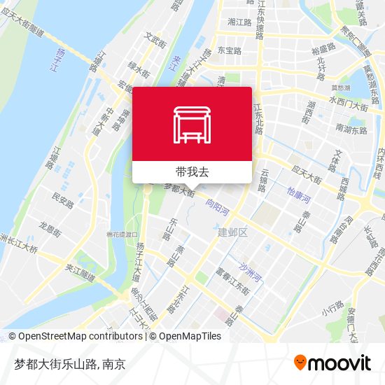 梦都大街乐山路地图