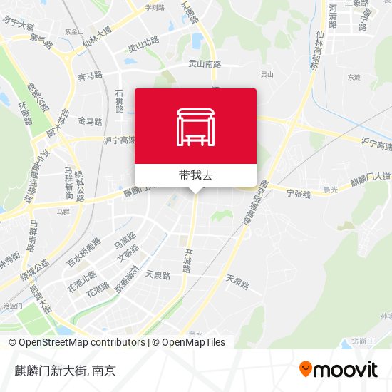 麒麟门新大街地图