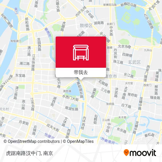 虎踞南路汉中门地图