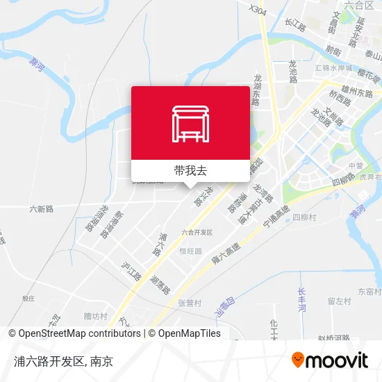 浦六路开发区地图