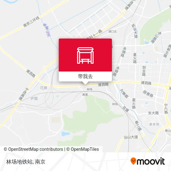 林场地铁站地图