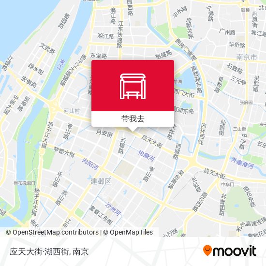 应天大街·湖西街地图