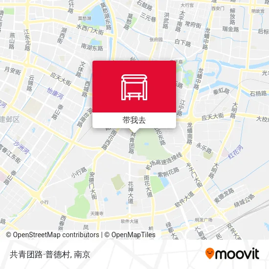 共青团路·普德村地图