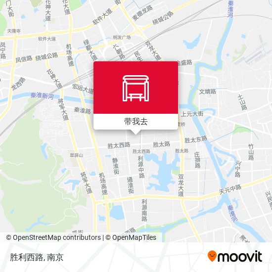 胜利西路地图