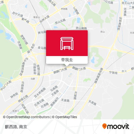 麒西路地图
