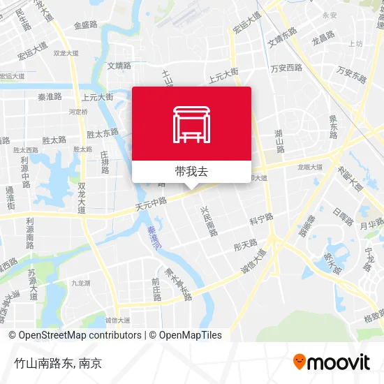 竹山南路东地图