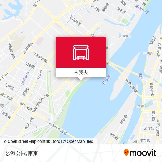 沙滩公园地图
