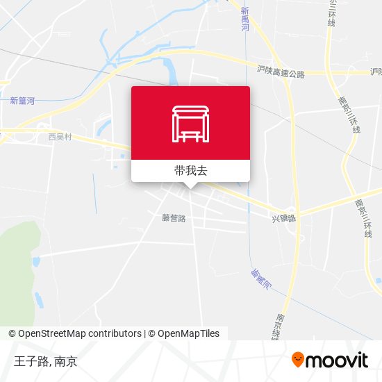 王子路地图