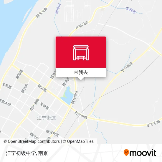 江宁初级中学地图