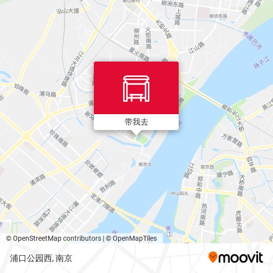 浦口公园西地图