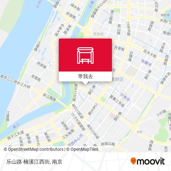 乐山路·楠溪江西街地图