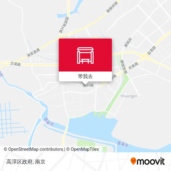 高淳区政府地图