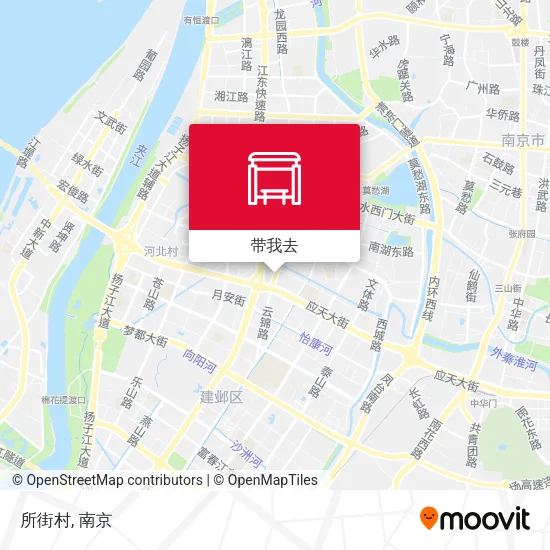 所街村地图