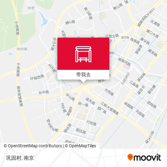 巩固村地图