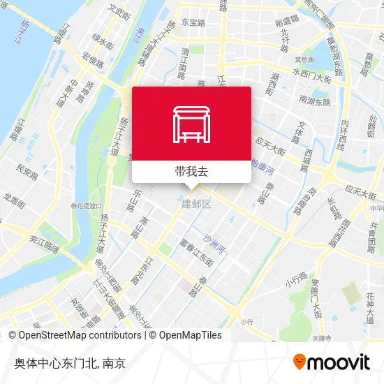 奥体中心东门北地图