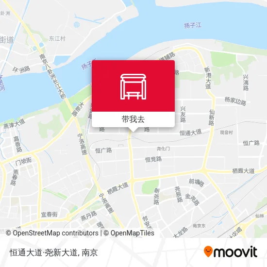 恒通大道·尧新大道地图