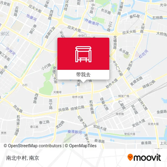 南北中村地图