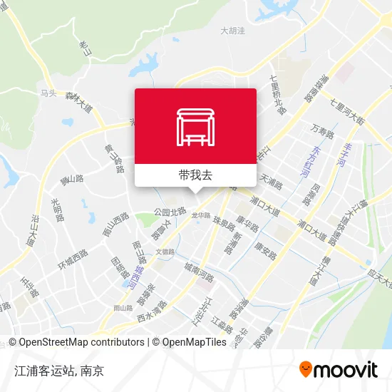 江浦客运站地图