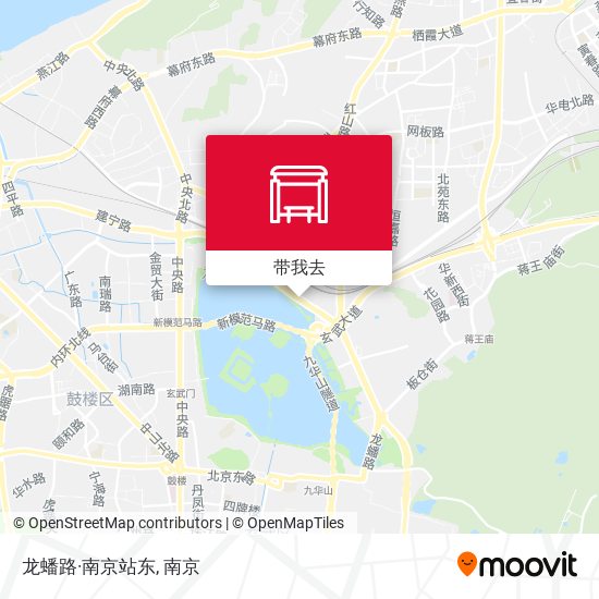 龙蟠路·南京站东地图