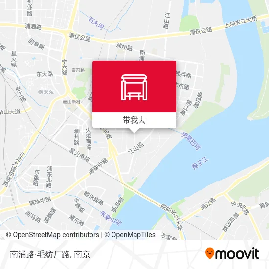 南浦路·毛纺厂路地图